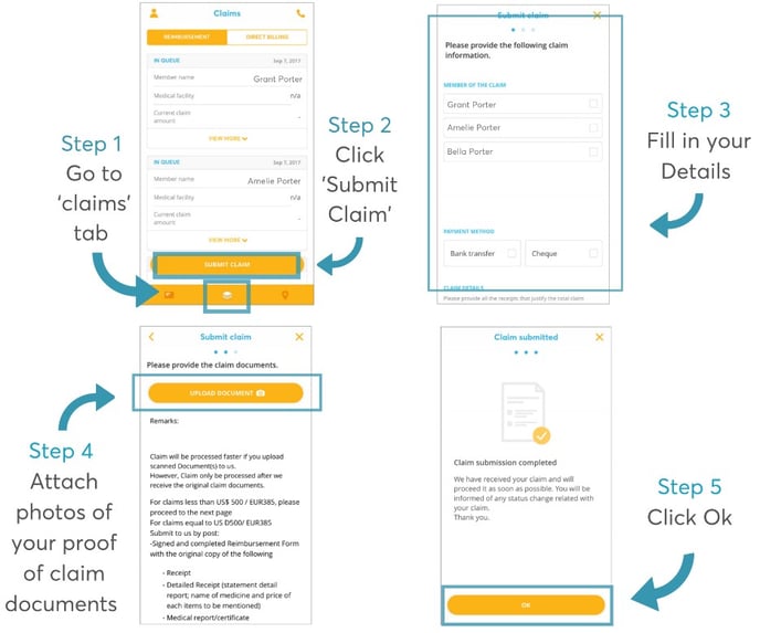 How to Submit a Claim on Luma Care app